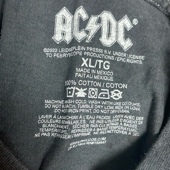 AC/DC crop top size XL - Picture 5 of 5